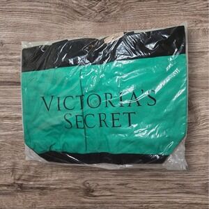 Victoria's Secret Large Canvas Tote Bag Reusable Shopping Weekend Overnight